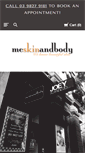 Mobile Screenshot of meskinandbody.com.au